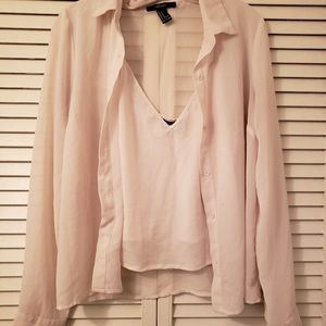 Women's 2 Piece button down shirt